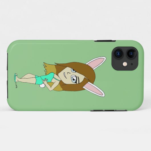Chini Bunny meisje Case-Mate iPhone Case (Achterkant (horizontaal))