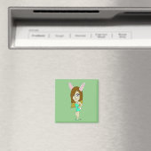 Chini Bunny meisje Magneet (Insitu (Vaatwasser))