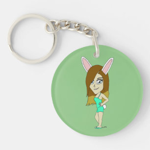 Chini Bunny meisje Sleutelhanger