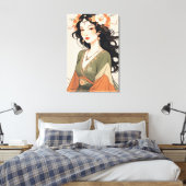 Chini Wong Canvas Afdruk (Insitu (Slaapkamer))