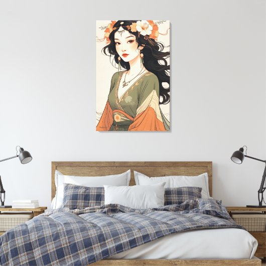 Chini Wong Canvas Afdruk (Insitu (Slaapkamer))
