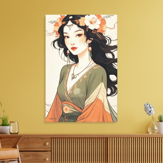 Chini Wong Canvas Afdruk (Insitu (Woonkamer))