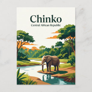 Chinko Natuurreservaat Centraal-Afrikaanse Republi Briefkaart