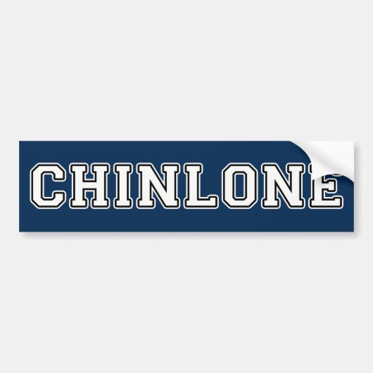 Chinlone Bumpersticker (Voorkant)