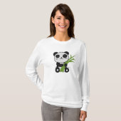 Chino de Panda Hoodie T-shirt (Voorkant volledig)