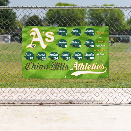 Chino Hills A's Banner (Insitu)