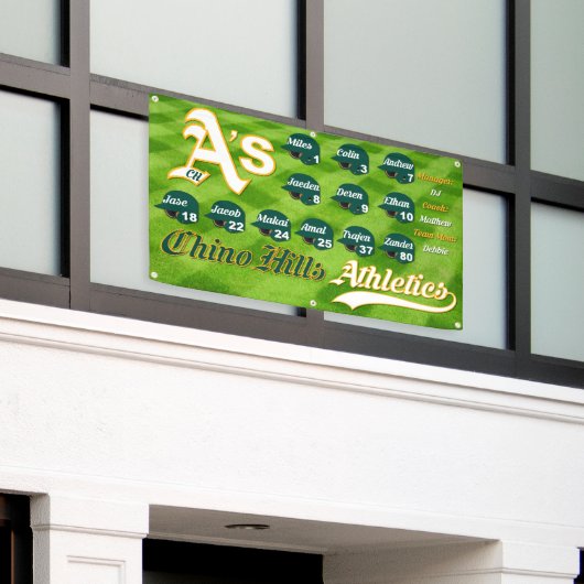 Chino Hills A's Banner (Buitenkant Gebouw)