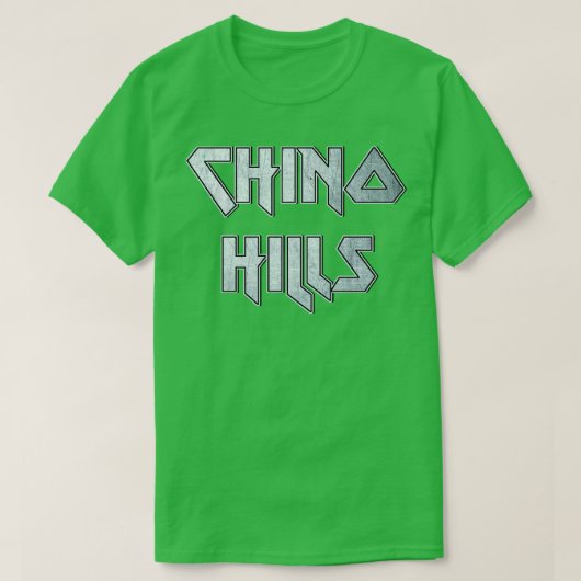 Chino Hills CA T-shirt (Design voorkant)