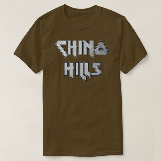 Chino Hills CA T-shirt (Design voorkant)