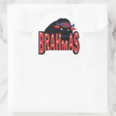 Chino Valley Brahmas Clear Sticker (Tas)