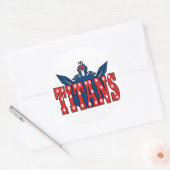 Chino Valley Titans Clear Sticker (Envelop)