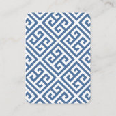 Chinoiserie 4e juli Book Request Baby shower Informatiekaartje (Achterkant)