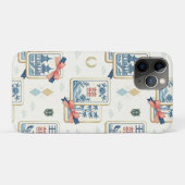 Chinoiserie Aangepaste Grandmillennial Mahjong Case-Mate iPhone Case (Achterkant (horizontaal))