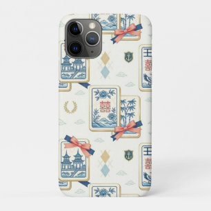 Chinoiserie Aangepaste Grandmillennial Mahjong Case-Mate iPhone Case