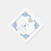  Chinoiserie Antiek Lijst bruiloft Servet (Hoek)