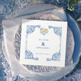 Chinoiserie Antiek Lijst bruiloft Servet