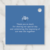  Chinoiserie Antiek Lijst Dank u Bedankjes Labels (Achterkant)