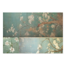 Chinoiserie Antiqued Green & Apple Blossom 1