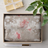 Chinoiserie Aziatische Bloemen Wit Roze Decoupage Tissuepapier (Geschenk)