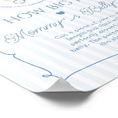 Chinoiserie Baby Carriage How big is Mommys belly Poster (Hoek)