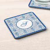 Chinoiserie Bamboo Ginger Jar Beverage Coaster Bier Onderzetter (Linkerzijde)