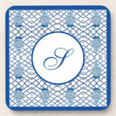 Chinoiserie Bamboo Ginger Jar Beverage Coaster Bier Onderzetter (Voorkant)