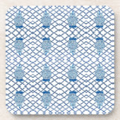 Chinoiserie Bamboo Ginger Jar Bier Onderzetter (Voorkant)