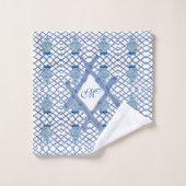 Chinoiserie Bamboo Ginger Jar Jars Bath Bad Handdoek (Wasdoekje)