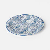 Chinoiserie Bamboo Ginger Jar  Papieren Bordje (Gekanteld)