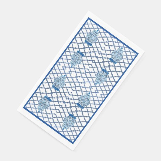 Chinoiserie Bamboo Ginger Jar Servet (Hoek)