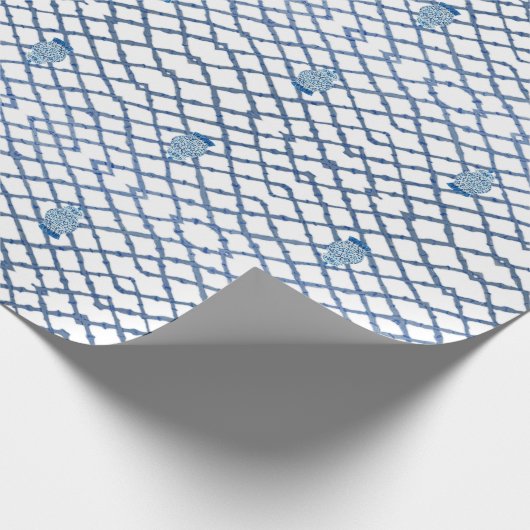 Chinoiserie Bamboo Ginger Jars  Cadeaupapier (Hoek)