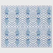 Chinoiserie Bamboo Ginger Jars Verpakkingspapier Cadeaupapier (Vlak)