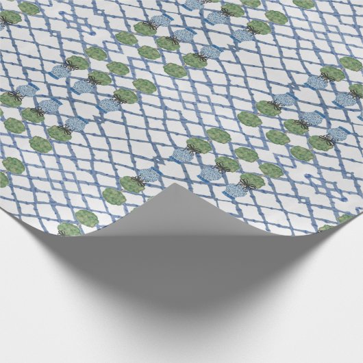 Chinoiserie Bamboo Topiaries Topiary  Cadeaupapier (Hoek)