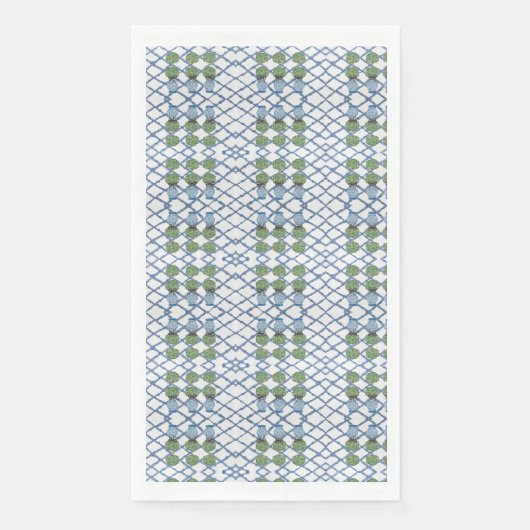 Chinoiserie Bamboo Topiaries Topiary Servet (Voorkant)