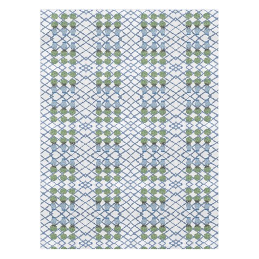 Chinoiserie Bamboo Topiaries Topiary Tafelkleed (Voorkant)