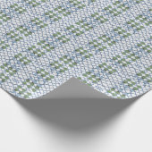 Chinoiserie Bamboo Topiaries Topiary Wrapping Pp Cadeaupapier (Hoek)