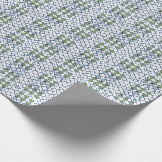 Chinoiserie Bamboo Topiaries Topiary Wrapping Pp Cadeaupapier (Hoek)