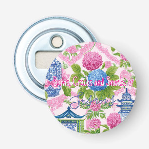Chinoiserie Bams Cracks en Snacks Aangepaste Mahjo Button Flesopener