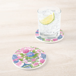 Chinoiserie Bams Cracks en Snacks Aangepaste Mahjo Zandsteen Onderzetter