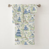 Chinoiserie Bath Towels Bad Handdoek (Insitu)