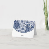 Chinoiserie bedankkaart (Achterkant)