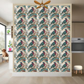 Chinoiserie Bird and Floral Tegel Tegeltje