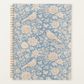 Chinoiserie Bird and Flower Seamless Pattern Planner (Voorkant)