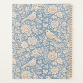 Chinoiserie Bird and Flower Seamless Pattern Planner (Achterkant)