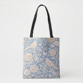 Chinoiserie Bird and Flower Seamless Pattern Tote Bag (Voorkant)