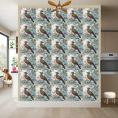  Chinoiserie Bird and Landscape Tegel Tegeltje