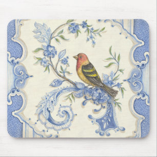 Chinoiserie Bird Mousepad van Kate McRostie Muismat