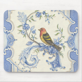 Chinoiserie Bird Mousepad van Kate McRostie Muismat