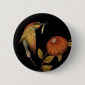 Chinoiserie Birds I - Button (Voorkant)