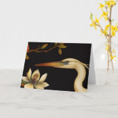 Chinoiserie Birds V - Wenskaart Kaart (Gele Bloem)